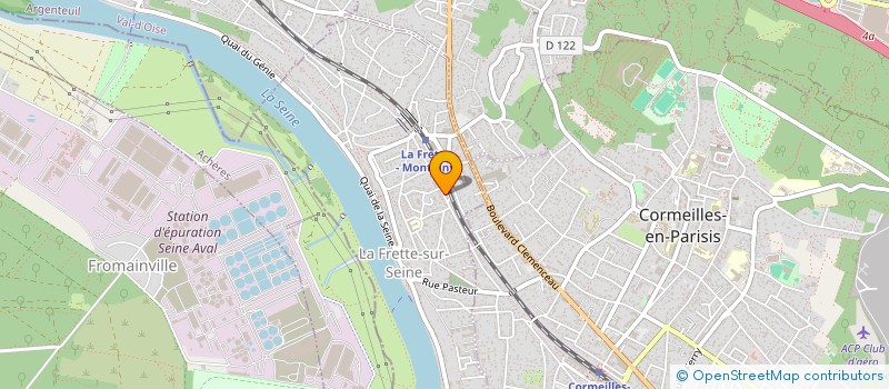 localisation de l'entreprise SKT IMMOBILIER  LA FRETTE-SUR-SEINE