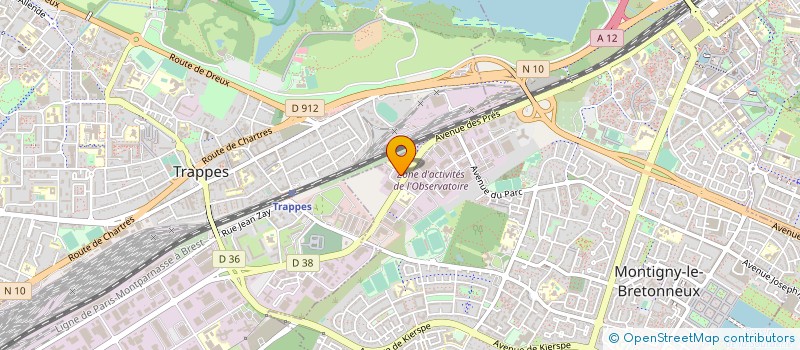 localisation de l'entreprise SKU SCIENCE à MONTIGNY-LE-BRETONNEUX