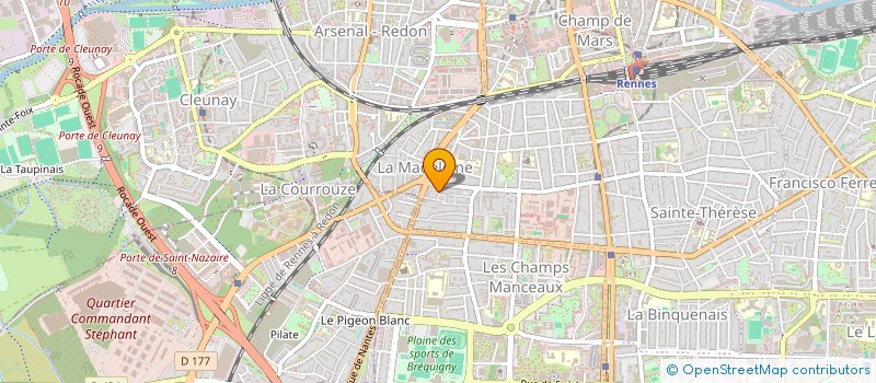 localisation de l'entreprise SKUDS PROD  RENNES