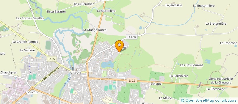 localisation de l'entreprise SKULLCORP à CRAON
