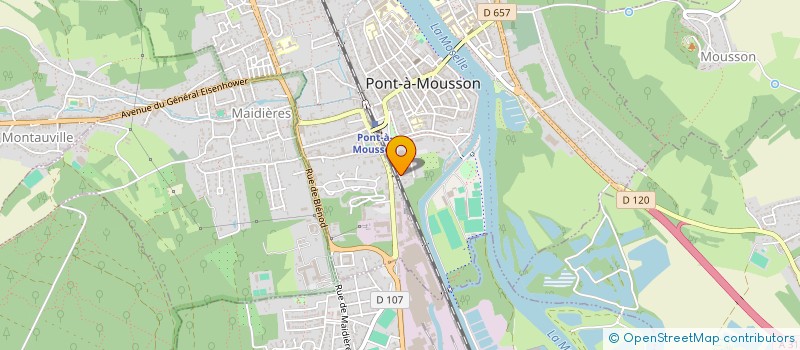 localisation de l'entreprise SKURE  PONT A MOUSSON