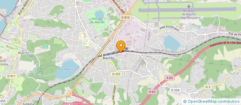 localisation de l'entreprise SKVOR FRERES à BIARRITZ