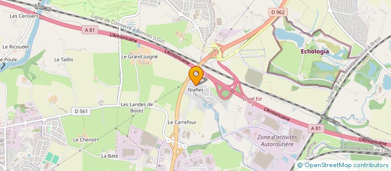 localisation de l'entreprise SKWEB  CHANGE