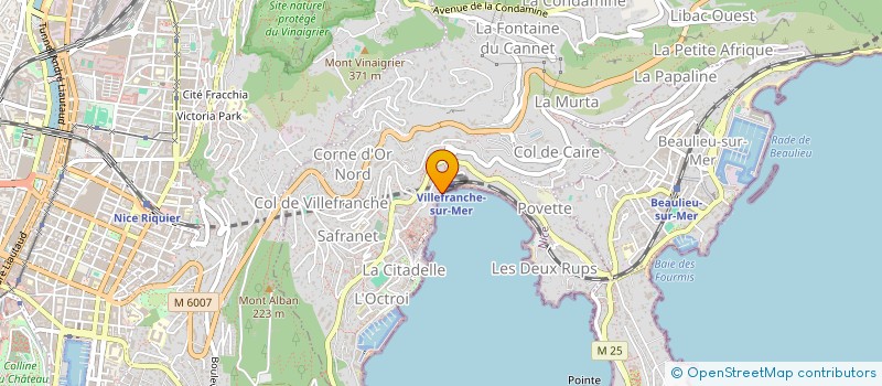 localisation de l'entreprise SKY à VILLEFRANCHE-SUR-MER