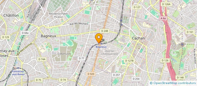 localisation de l'entreprise SKY à BAGNEUX