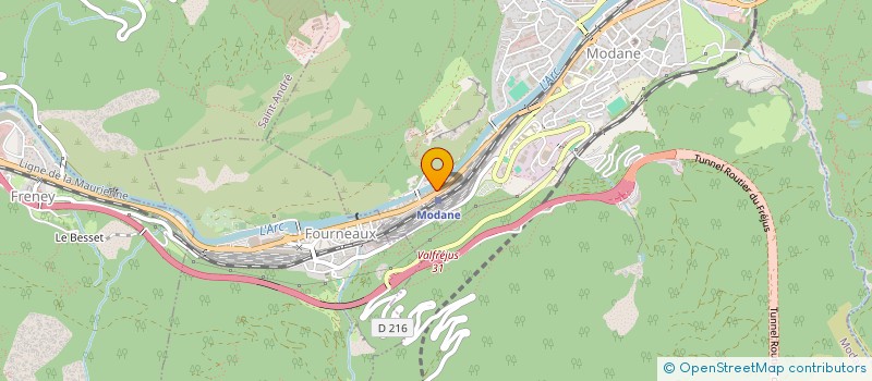 localisation de l'entreprise SKY  MODANE