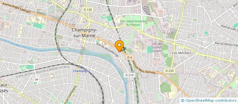 localisation de l'entreprise SKY  CHAMPIGNY-SUR-MARNE