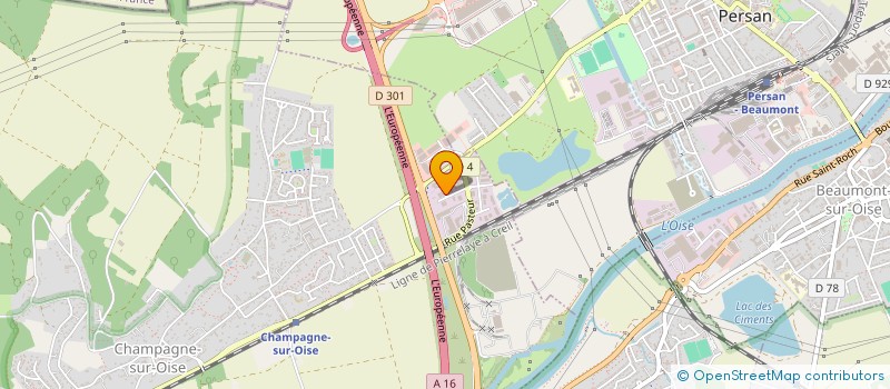 localisation de l'entreprise SKY  CHAMPAGNE-SUR-OISE