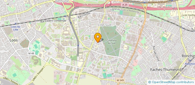 localisation de l'entreprise SKY AUTOS  LILLE