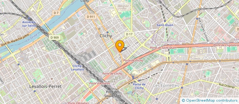 localisation de l'entreprise SKY-CONNECT à CLICHY