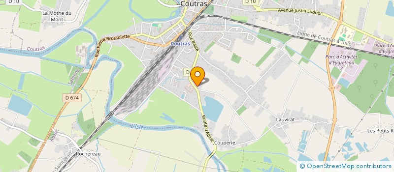 localisation de l'entreprise SKY CONTROL  COUTRAS