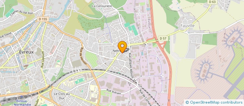 localisation de l'entreprise SKY DATA à EVREUX