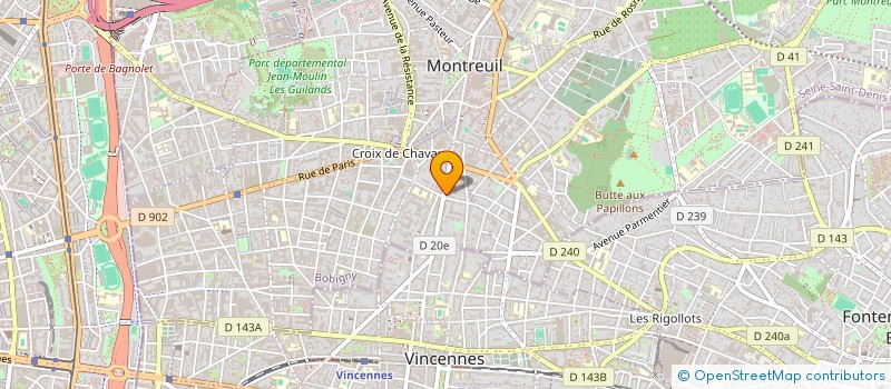 localisation de l'entreprise SKY DECO à MONTREUIL