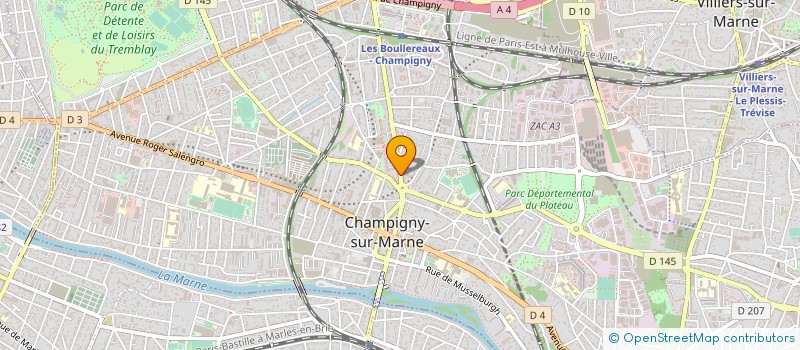 localisation de l'entreprise SKY DISTRIBUTION à CHAMPIGNY-SUR-MARNE