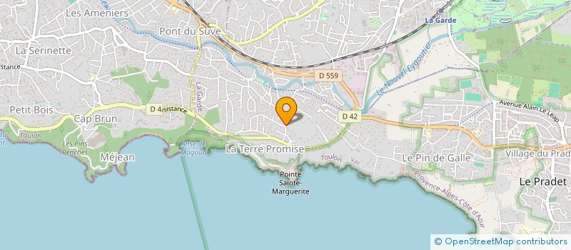 localisation de l'entreprise SKY FIRE  LA GARDE