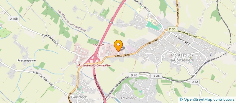 localisation de l'entreprise SKY'IN LAB à MONTASTRUC-LA-CONSEILLERE