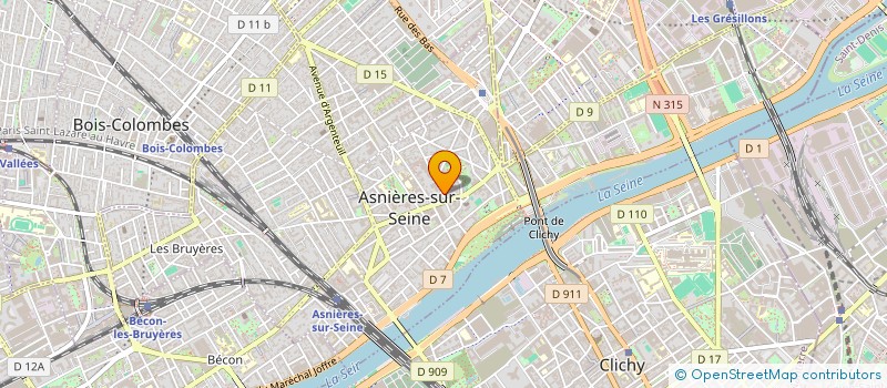 localisation de l'entreprise SKY KING  ASNIERES-SUR-SEINE