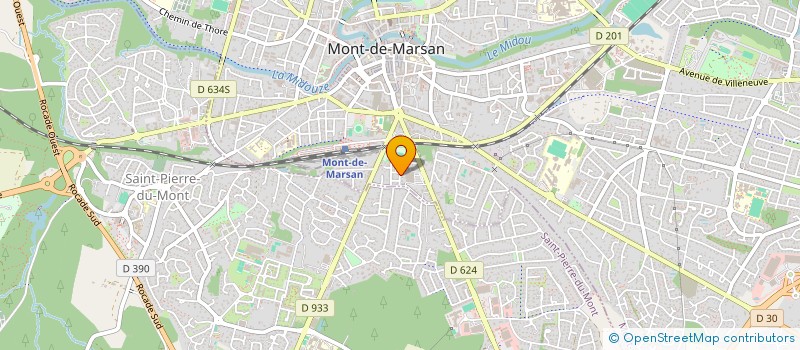 localisation de l'entreprise SKY LAND  MONT-DE-MARSAN