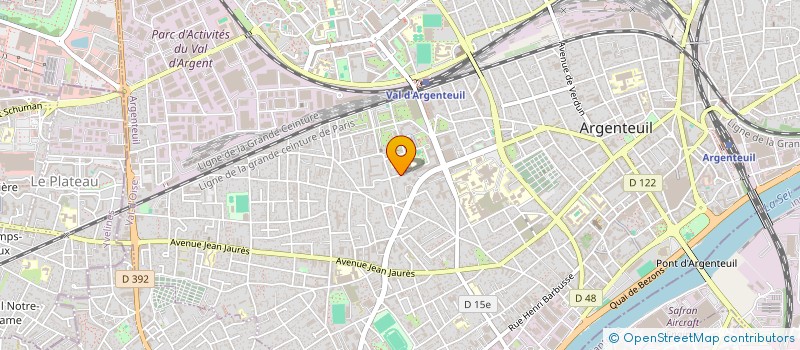 localisation de l'entreprise SKY LINE  ARGENTEUIL