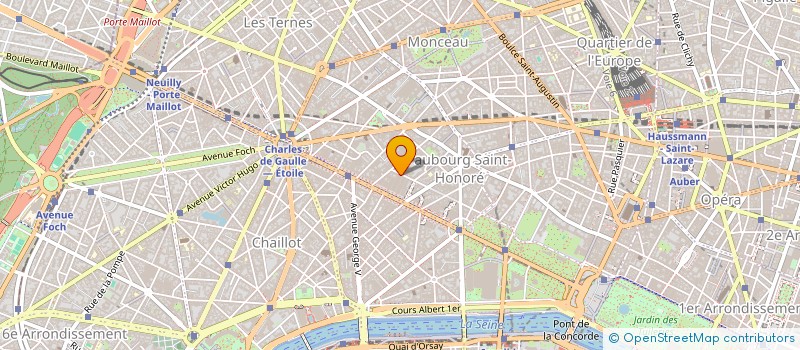 localisation de l'entreprise SKY NET à PARIS 8