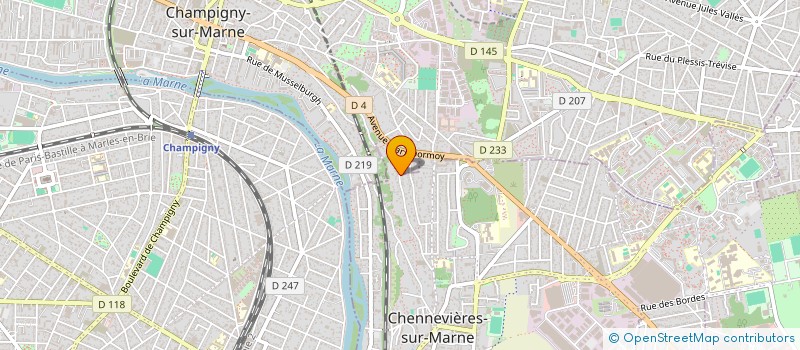 localisation de l'entreprise SKY NETTOYAGE à CHENNEVIERES-SUR-MARNE