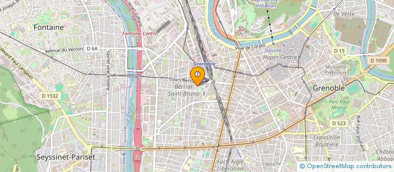 localisation de l'entreprise SKY PIZZA à GRENOBLE