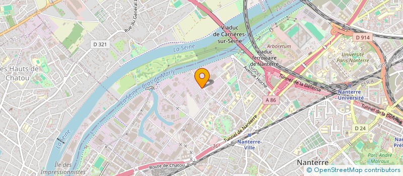 localisation de l'entreprise SKY PLOUGES  NANTERRE