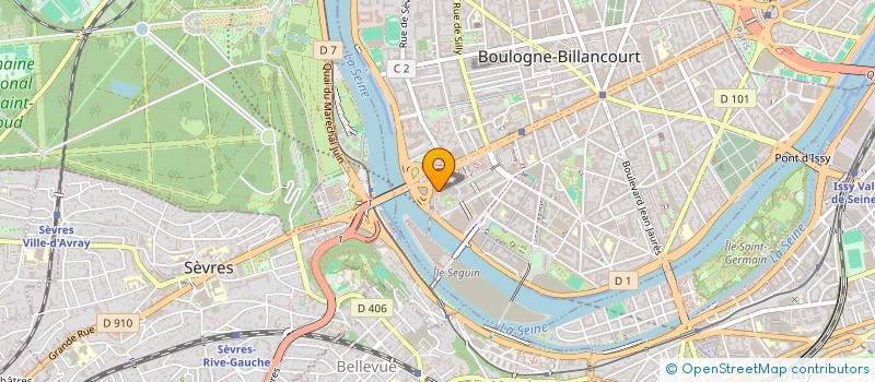 localisation de l'entreprise SKY'S THE LIMIT à BOULOGNE-BILLANCOURT
