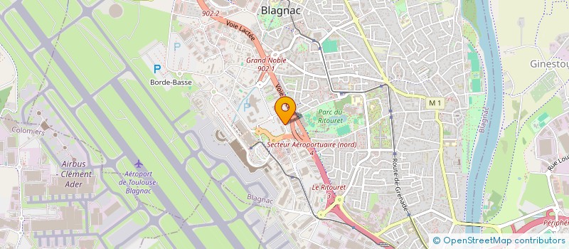 localisation de l'entreprise SKY-SHOOT  BLAGNAC