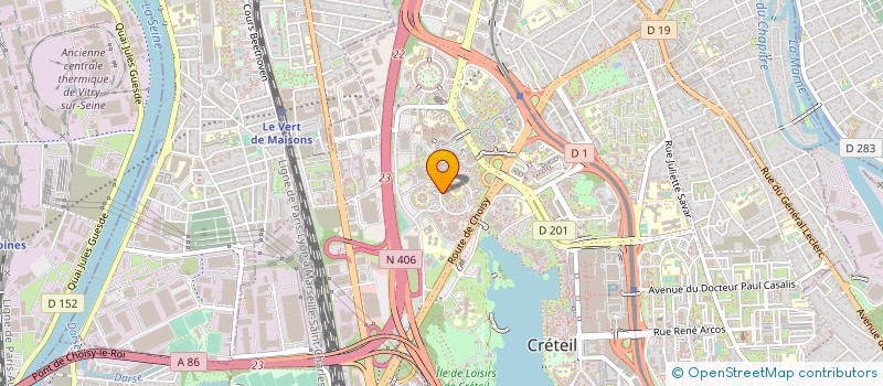 localisation de l'entreprise SKY STUDIO 99  CRETEIL