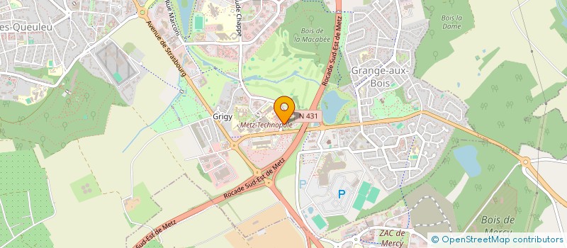 localisation de l'entreprise SKY & SUPPLY IAE METZ  METZ