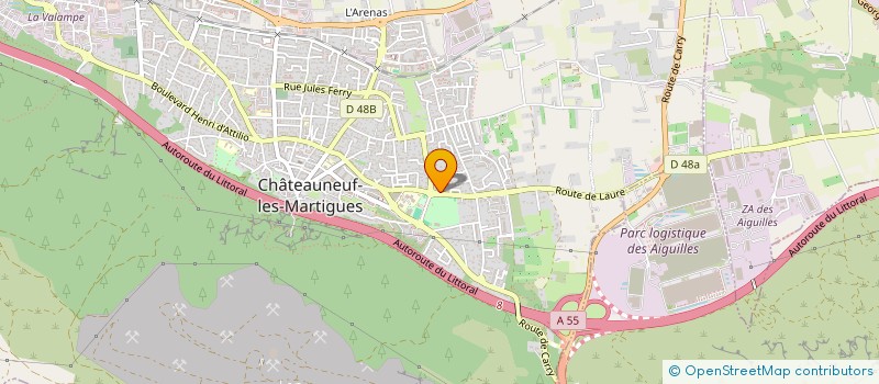 localisation de l'entreprise SKY TD à CHATEAUNEUF-LES-MARTIGUES