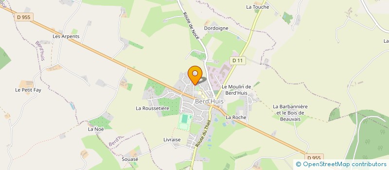 localisation de l'entreprise SKY TRANS à BERD'HUIS