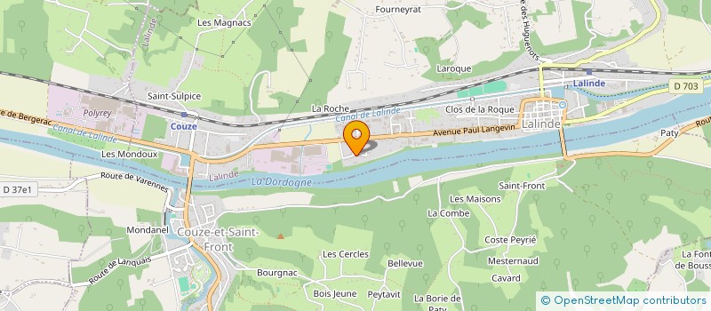 localisation de l'entreprise SKY TRANSPORT  LALINDE