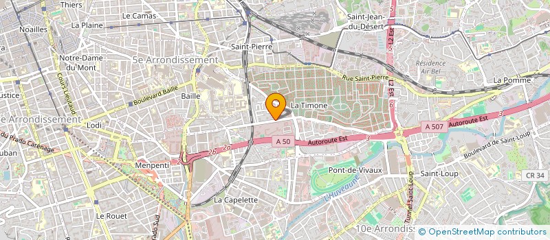 localisation de l'entreprise SKY VAP à MARSEILLE