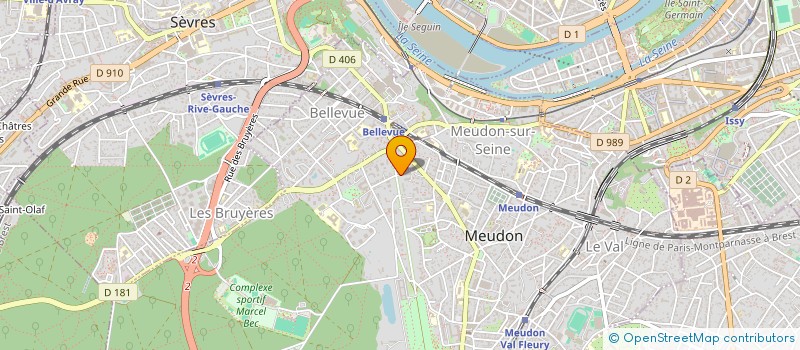 localisation de l'entreprise SKY4ALL à MEUDON