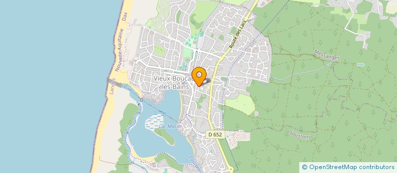 localisation de l'entreprise SKYANDSAND40  SOUSTONS