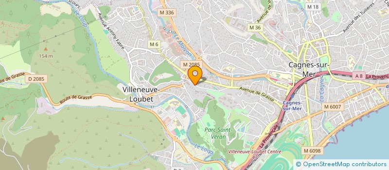 localisation de l'entreprise SKYBERRY à CAGNES-SUR-MER