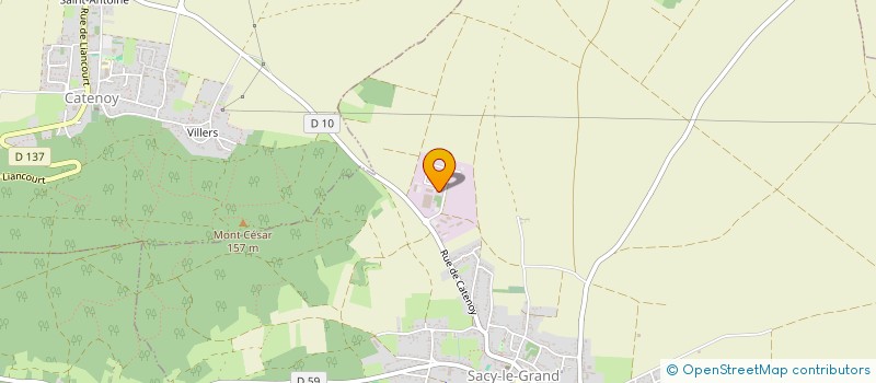 localisation de l'entreprise SKYBIRD PROD  SACY-LE-GRAND