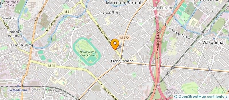 localisation de l'entreprise SKYDIS à MARCQ-EN-BARŒUL