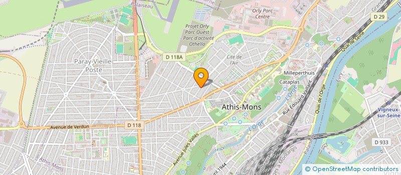 localisation de l'entreprise SKYDOM MAISON DES JEUNES ET LA CULTURE à ATHIS-MONS