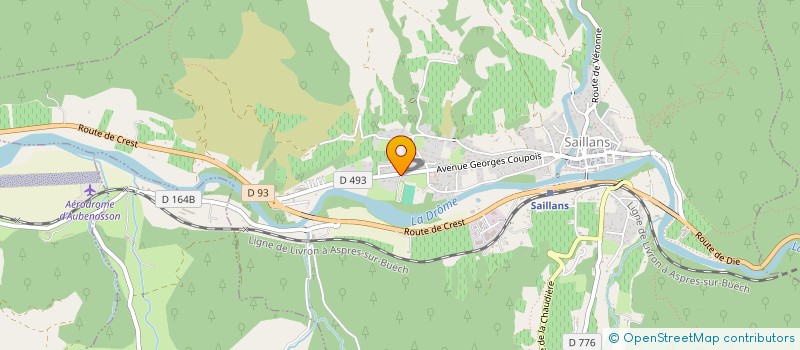 localisation de l'entreprise SKYE  SAILLANS