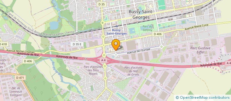 localisation de l'entreprise SKYE CONSULTING  BUSSY-SAINT-GEORGES