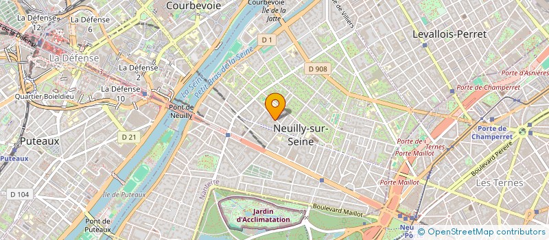 localisation de l'entreprise SKYFALL 002 à NEUILLY-SUR-SEINE