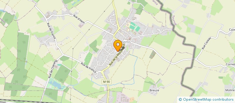 localisation de l'entreprise SKYFLEX à ROUBAIX