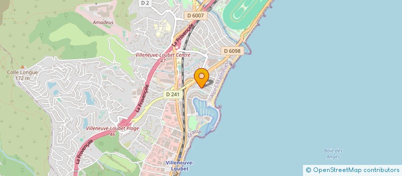 localisation de l'entreprise SKYFLY WATERSPORTS à VILLENEUVE-LOUBET