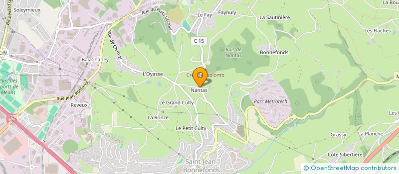 localisation de l'entreprise SKYIMMOS  SAINT-JEAN-BONNEFONDS