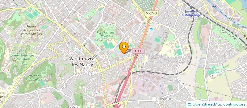 localisation de l'entreprise SKYLA STUDIO à VANDŒUVRE-LES-NANCY