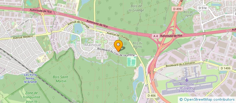 localisation de l'entreprise SKYLAND-IMO  EMERAINVILLE