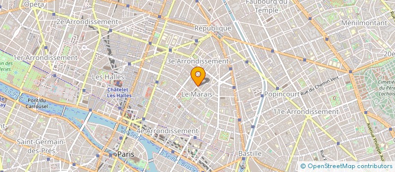localisation de l'entreprise SKYLARK à PARIS